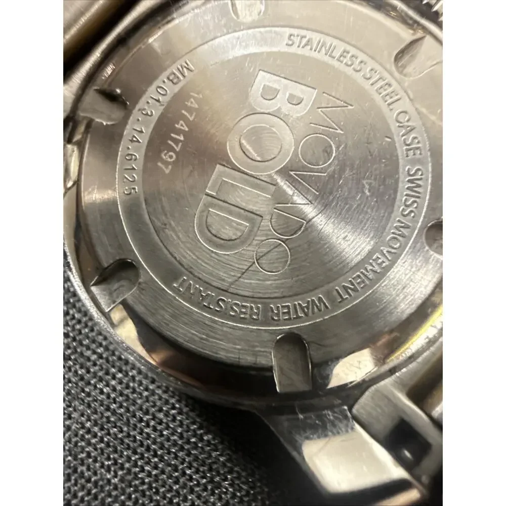 Woman’s Movado Bold MB.01.3.14.6125 Swiss 5.75” Band New Battery 32mm Case (B27)